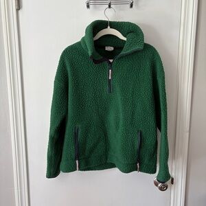 J.Crew Polartec Sherpa Fleece Half-Zip Pullover